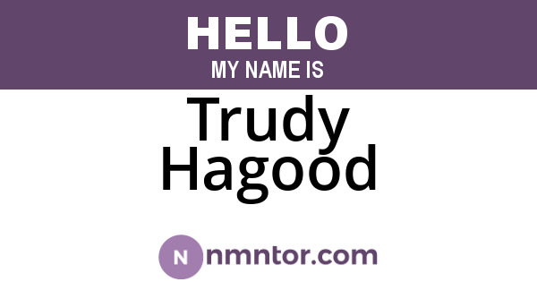 Trudy Hagood