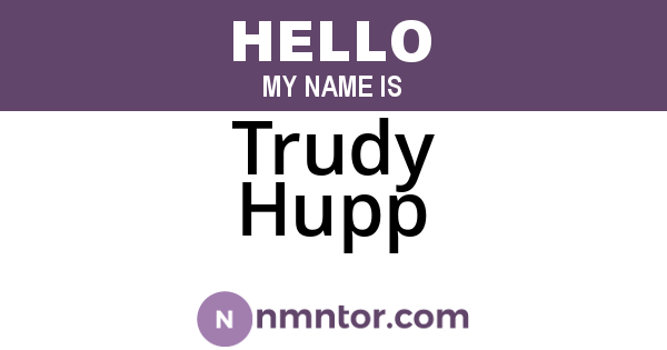 Trudy Hupp