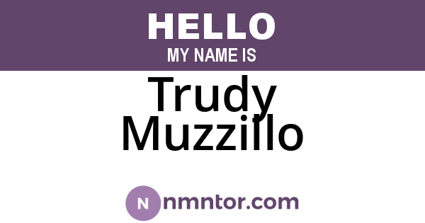 Trudy Muzzillo