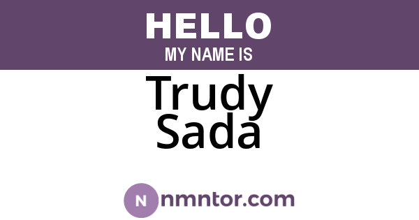 Trudy Sada