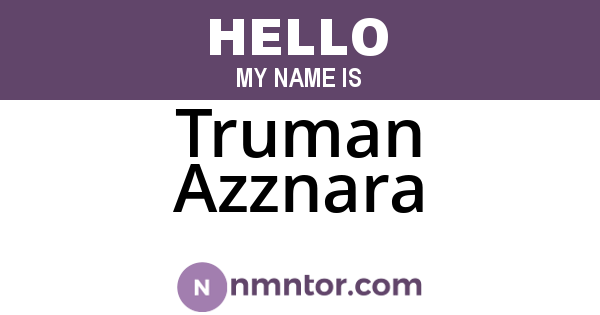 Truman Azznara