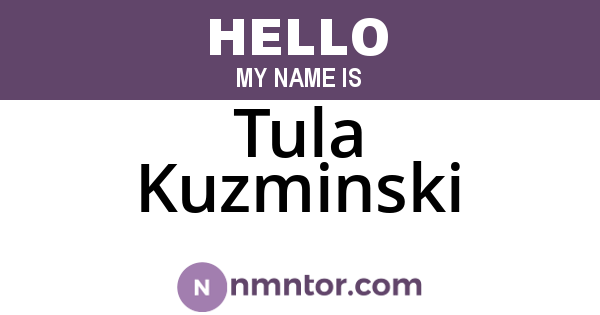 Tula Kuzminski