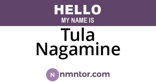 Tula Nagamine