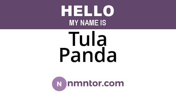 Tula Panda