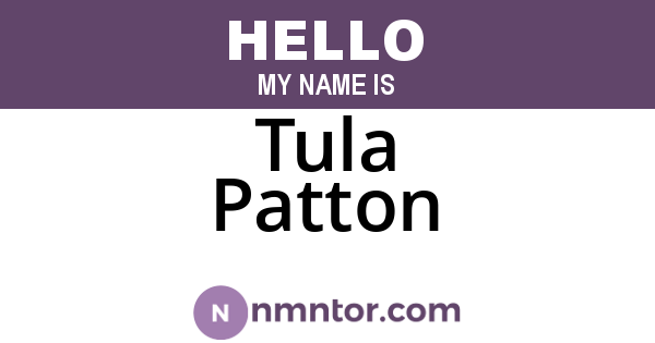Tula Patton