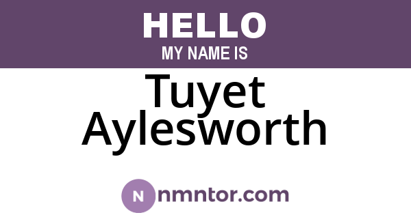 Tuyet Aylesworth