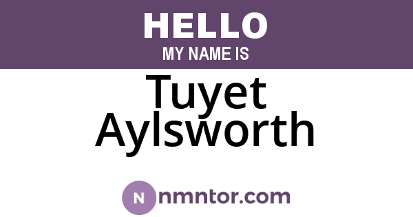 Tuyet Aylsworth