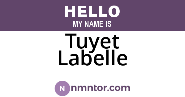 Tuyet Labelle