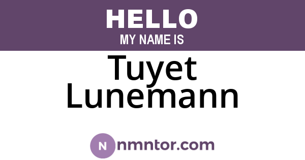 Tuyet Lunemann