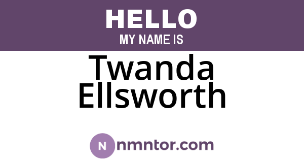 Twanda Ellsworth