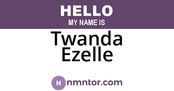 Twanda Ezelle