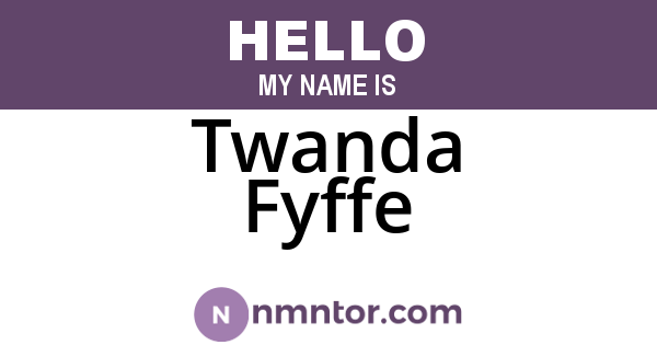 Twanda Fyffe