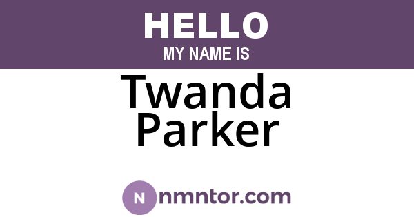 Twanda Parker