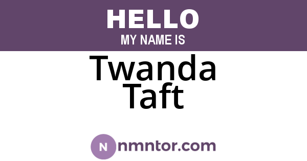 Twanda Taft