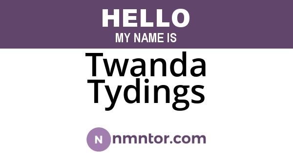 Twanda Tydings