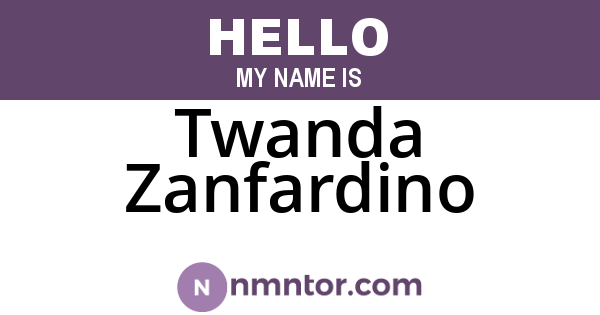 Twanda Zanfardino