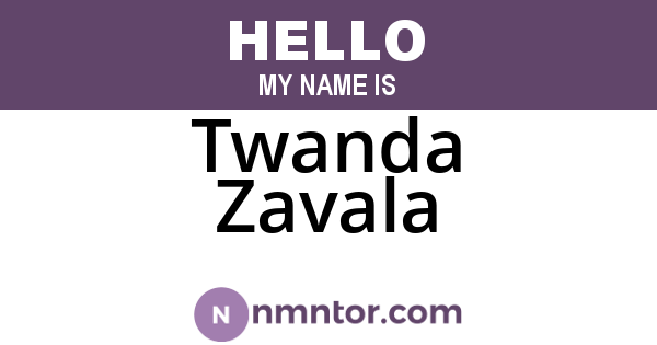 Twanda Zavala