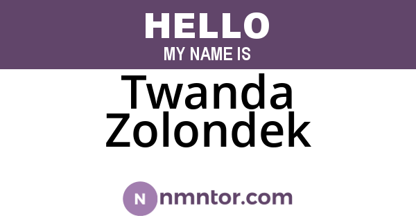 Twanda Zolondek