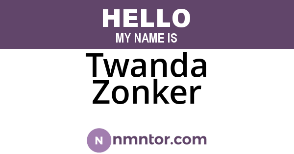 Twanda Zonker