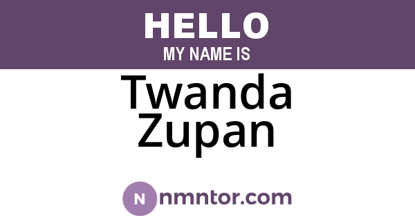 Twanda Zupan
