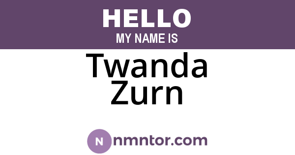Twanda Zurn