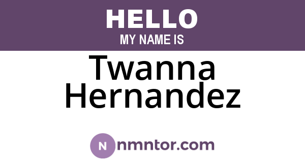 Twanna Hernandez