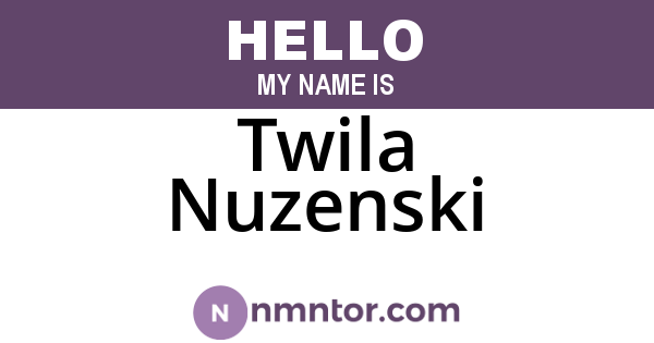 Twila Nuzenski