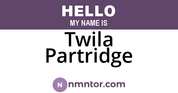 Twila Partridge