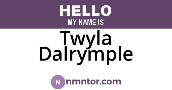Twyla Dalrymple