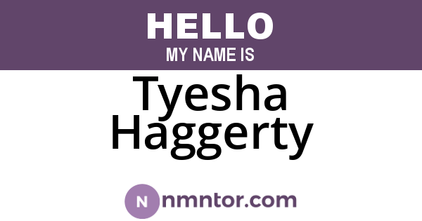 Tyesha Haggerty