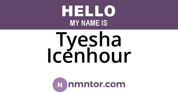 Tyesha Icenhour