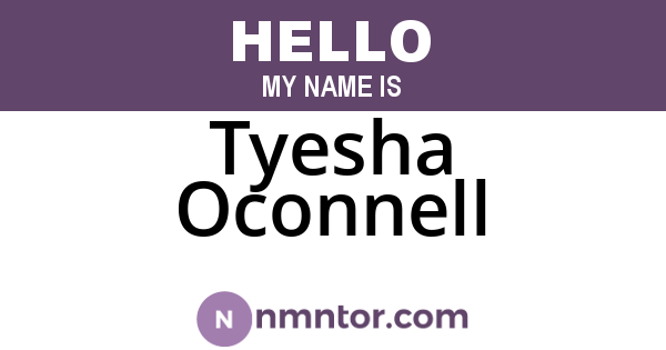 Tyesha Oconnell