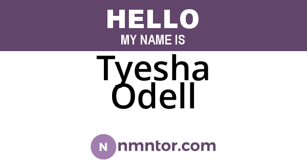 Tyesha Odell