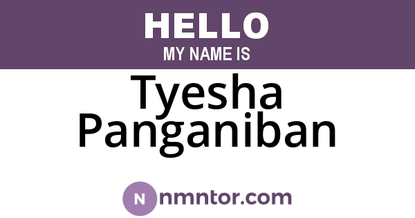 Tyesha Panganiban