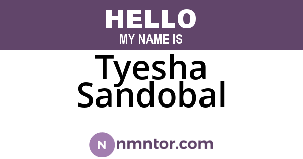 Tyesha Sandobal