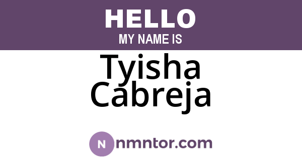 Tyisha Cabreja