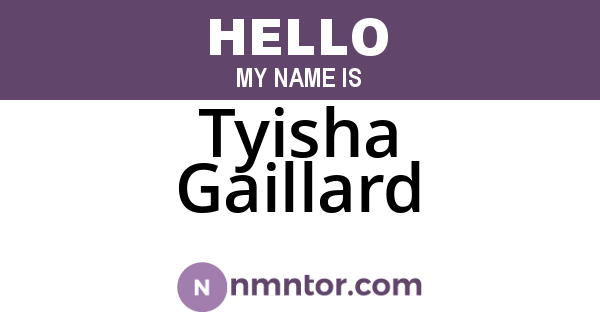 Tyisha Gaillard