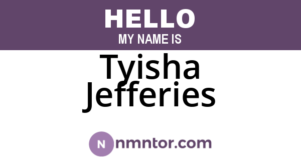 Tyisha Jefferies