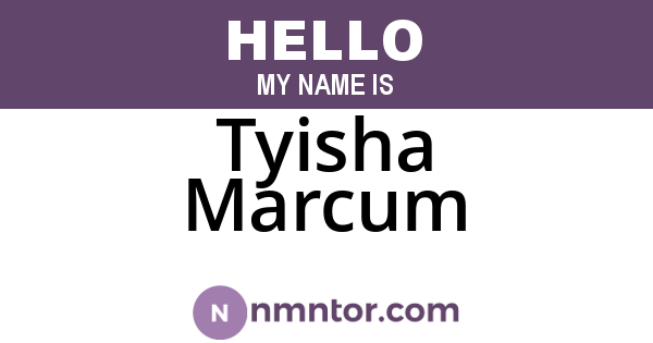 Tyisha Marcum