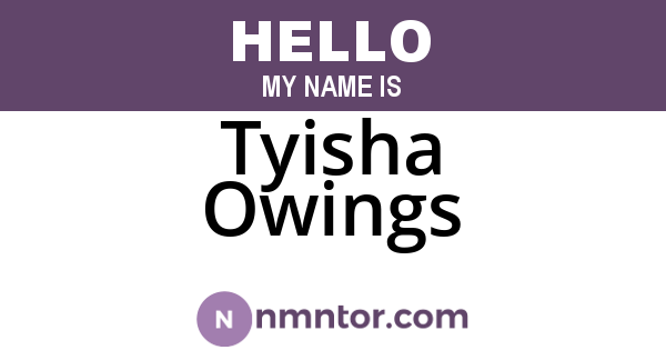 Tyisha Owings