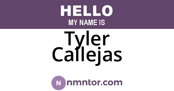 Tyler Callejas