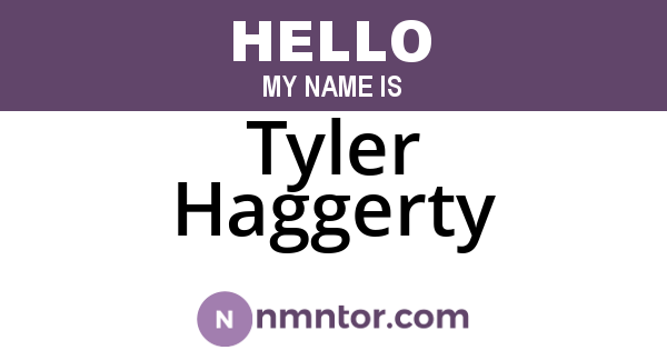 Tyler Haggerty