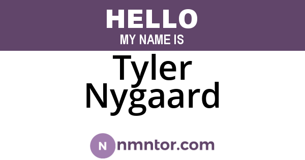 Tyler Nygaard
