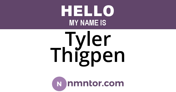 Tyler Thigpen