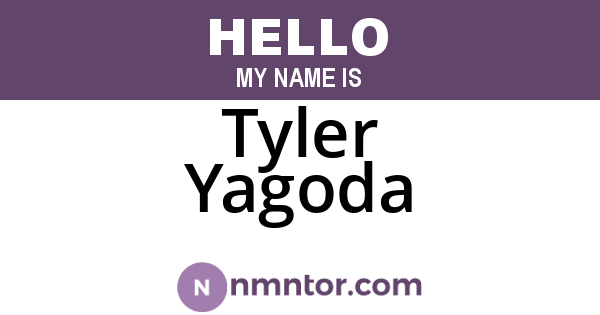 Tyler Yagoda