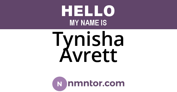 Tynisha Avrett