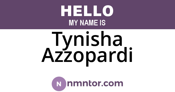 Tynisha Azzopardi