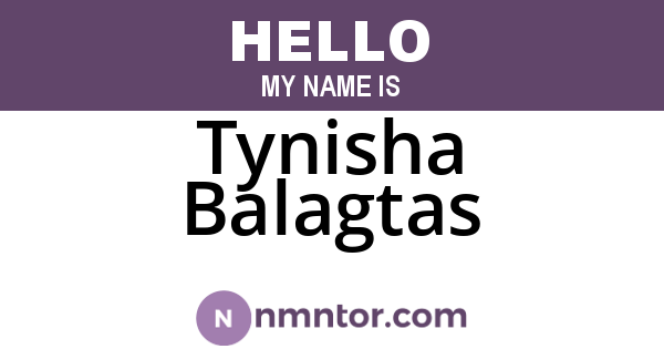 Tynisha Balagtas