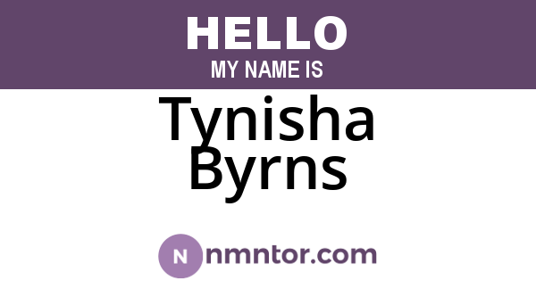 Tynisha Byrns