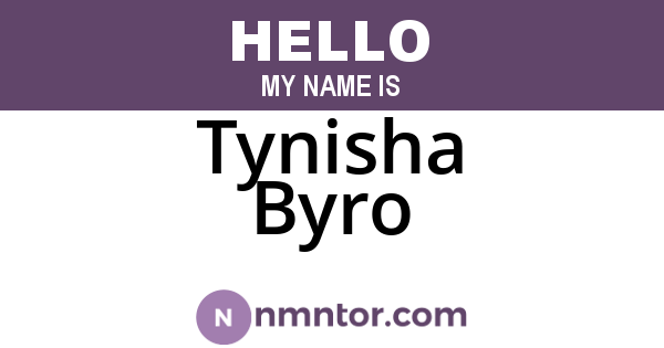 Tynisha Byro